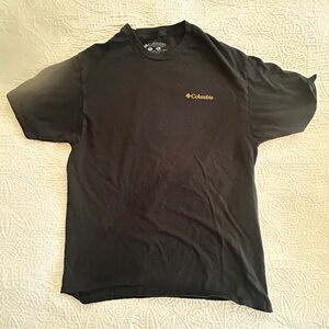 Columbia Men's Black Tee with Yeti Bigfoot graphic